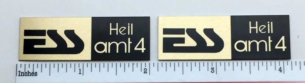 ESS Heil AMT-4 Speaker Badge Logo Emblems