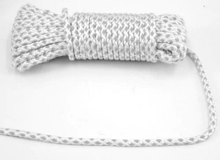 3/16" x 50' Diamond Braid Polyester Rope KingCord Durable polyester rope NEW