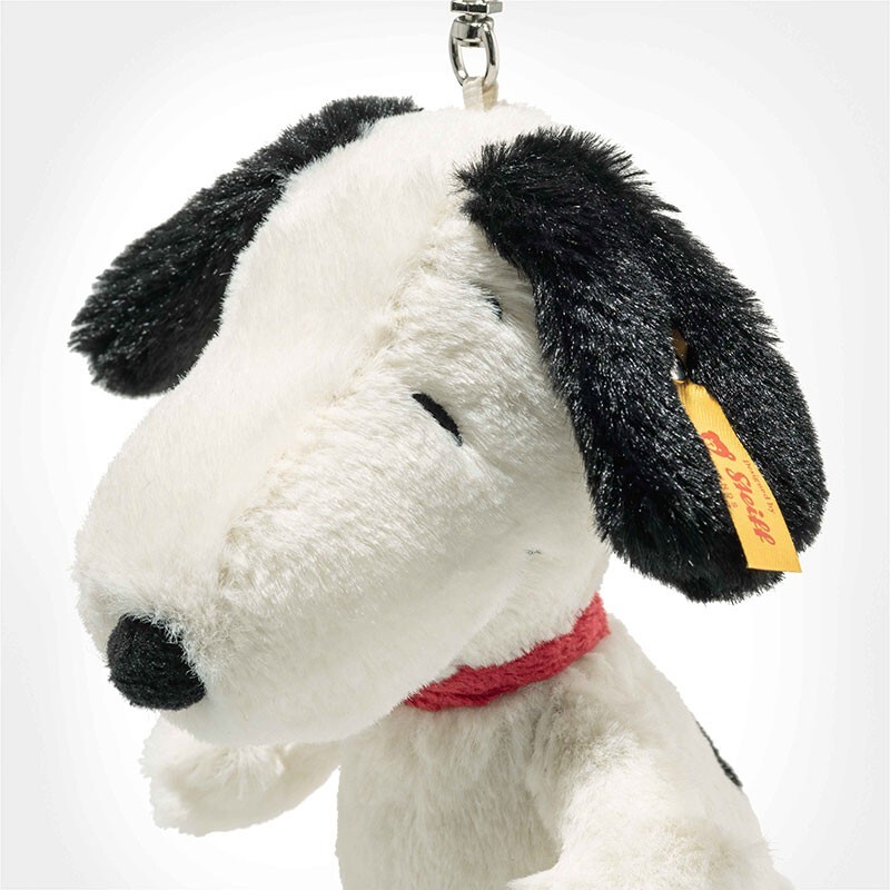 Steiff Snoopy Keyring - licensed soft toy dog - 024726