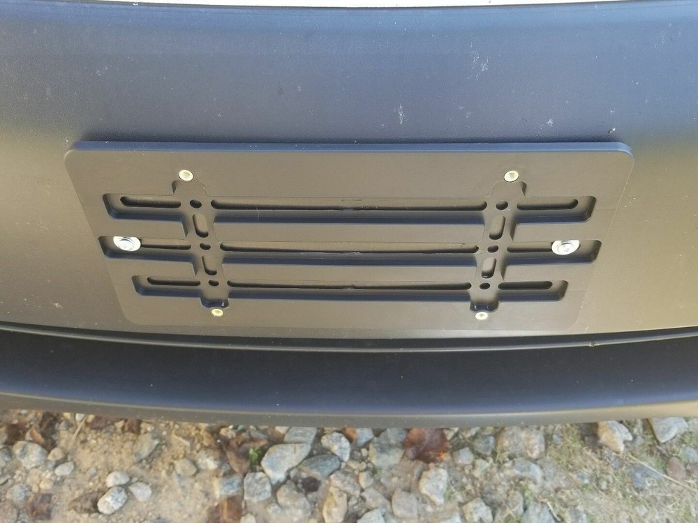 100 Universal License Plate Holder Mounting Relocator Adapter Bumper Kit Bracket