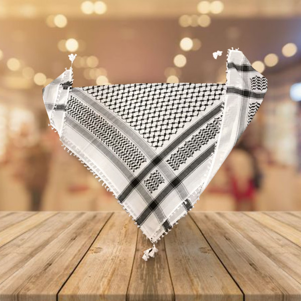 Keffiyeh Arab Scarf Palestine Original Arafat Shemagh Wholesale Woven LRG size