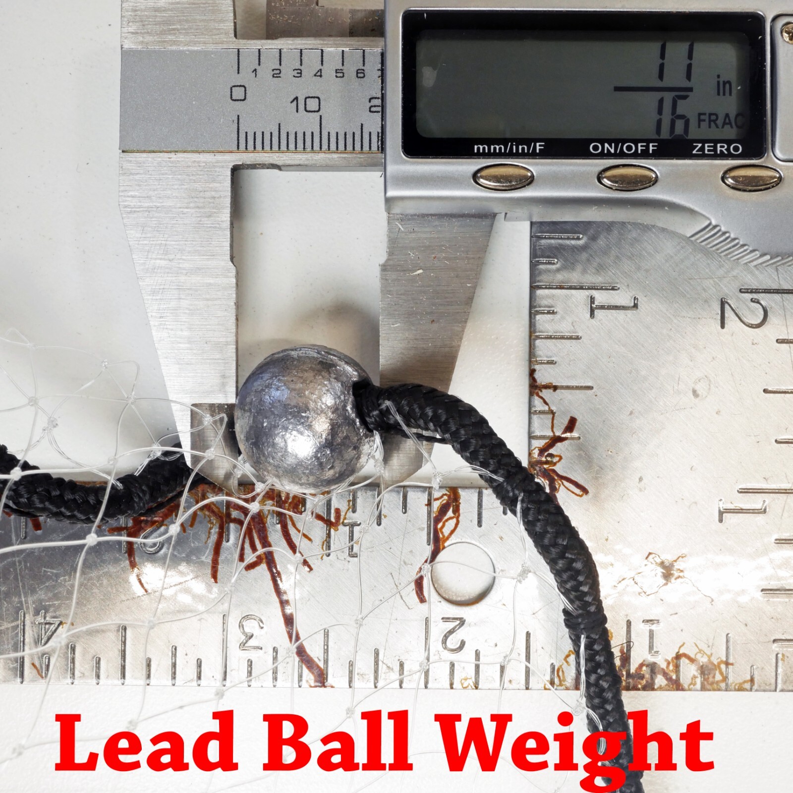 3/16" Mesh Cast Nets. Custom Built For The Florida Keys. Glass Minnows/Pilchards