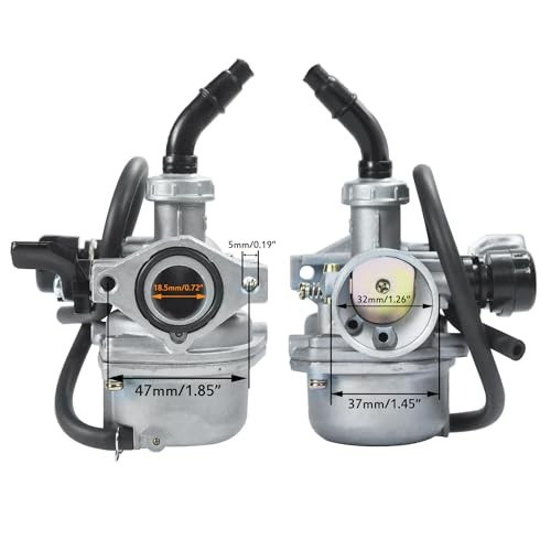 PZ19 Carburetor Carb Air Filter Fuel Line Kit for 50cc 70cc 90cc 110cc RED