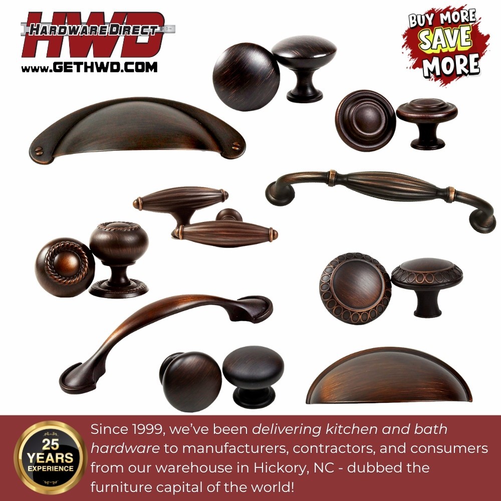 Bronze Cabinet Handles Knobs Pulls Kitchen Bath Furniture Traditional Classic