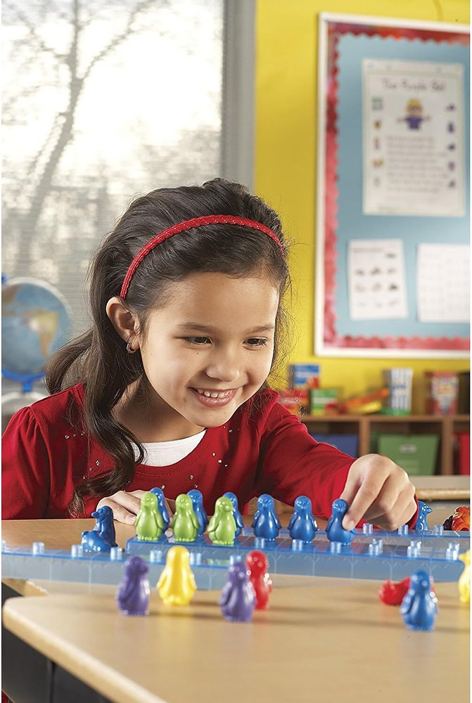 Penguins on Ice Math Activity Set - Math Manipulatives & Counting, Addition and