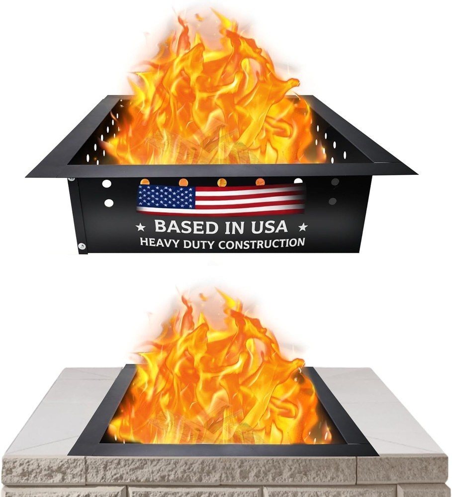 FEBTECH Smokeless Fire Pit Insert 36" OD & 30" ID with Heat Resistant Coating