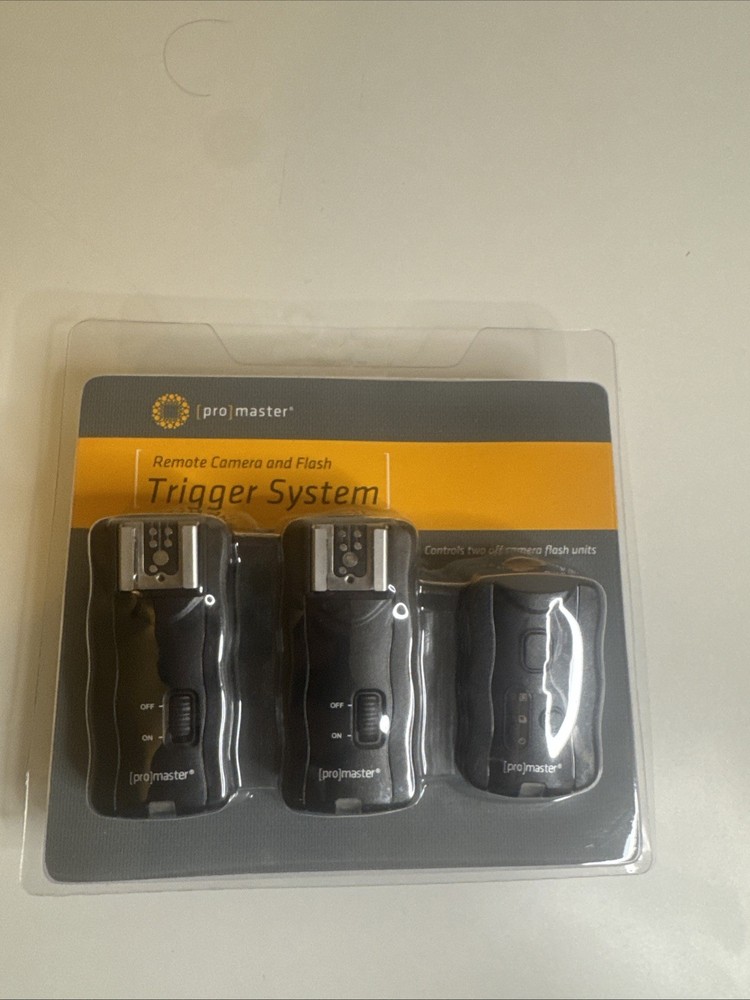 Promaster Remote Camera & Flash Trigger System 2 Flash ( Brand New)