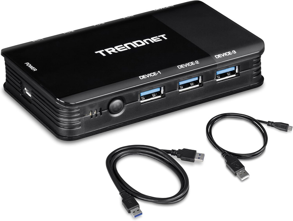 4 Computer 4-Port USB 3.1 Sharing Switch, TK-U404, Flash Drive Sharing, Scanners