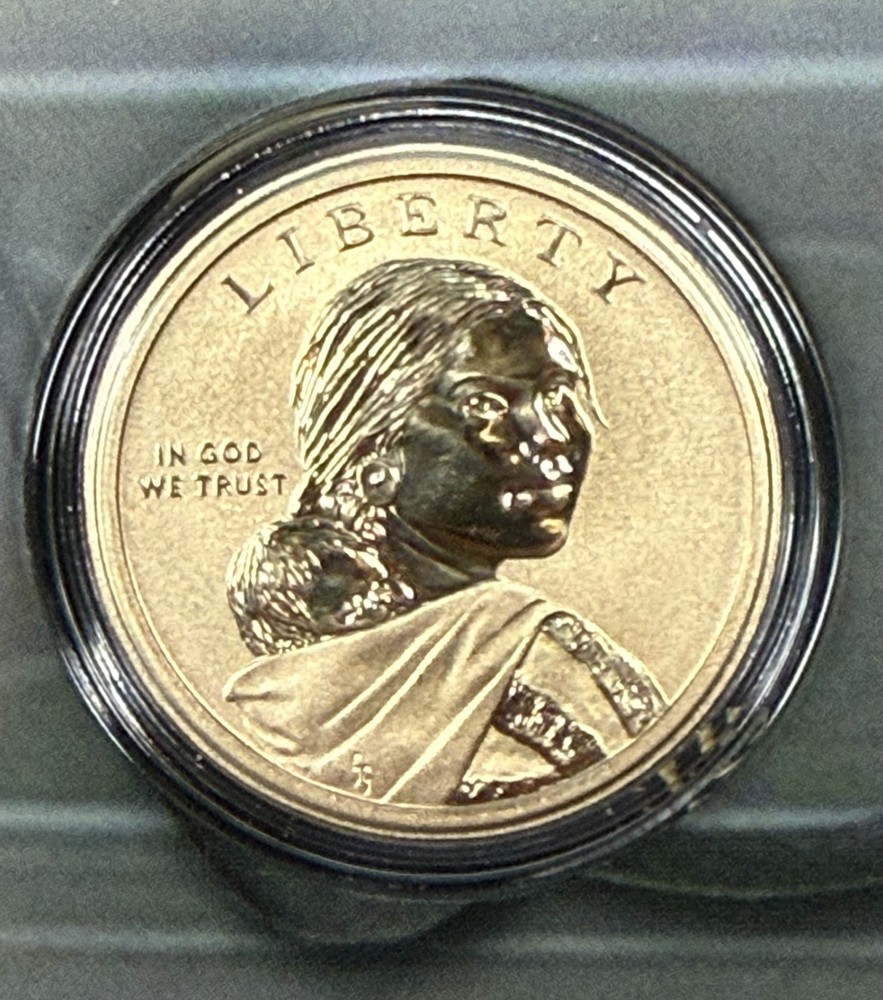 ✯ 2016 S Sacagawea $1 Coin & Currency Set Native American Code Talker