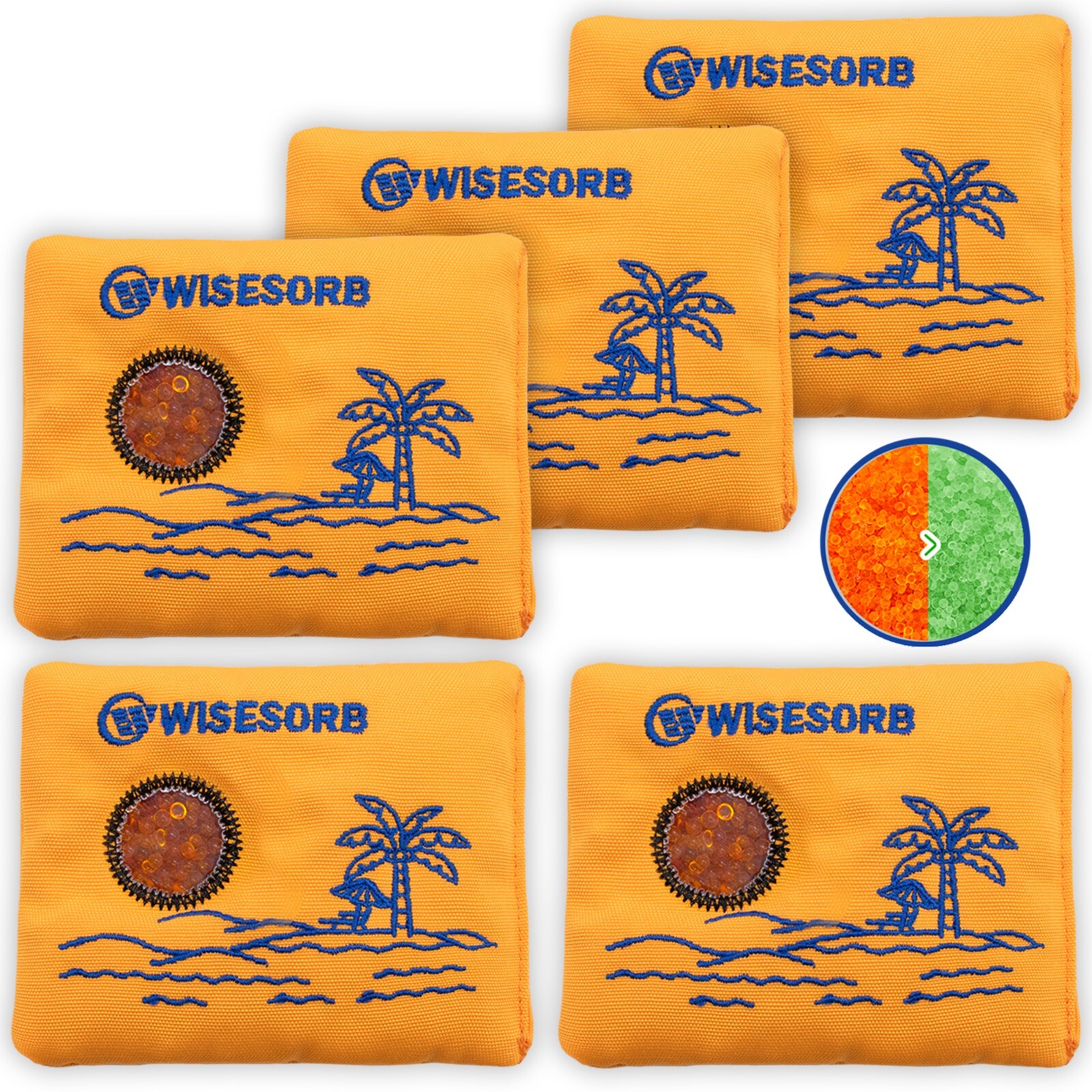 Rechargeable Gun Safe Dehumidifier Color Indicating Desiccant Pack Reusable