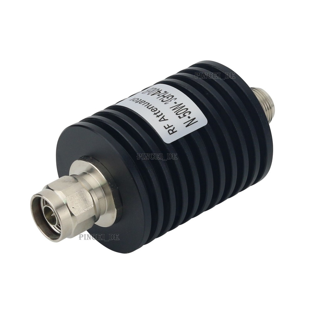 N Type 50W 40DB 3G RF Attenuator Coaxial Attenuator RF Fixed Attenuator Designed