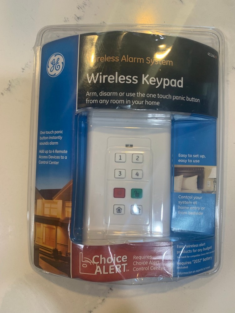 GE Wireless Alarm System Keypad 45146