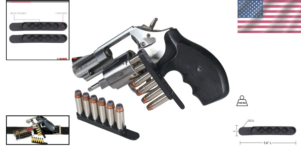 Ammo Loading Strips for .38/.357 Revolvers