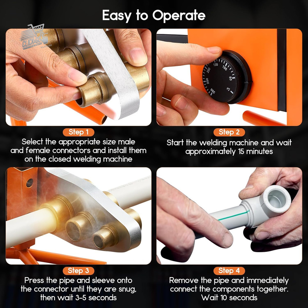 Glass Casting Welding Machine, PPR Pipe Welding Machine 1600W Profession