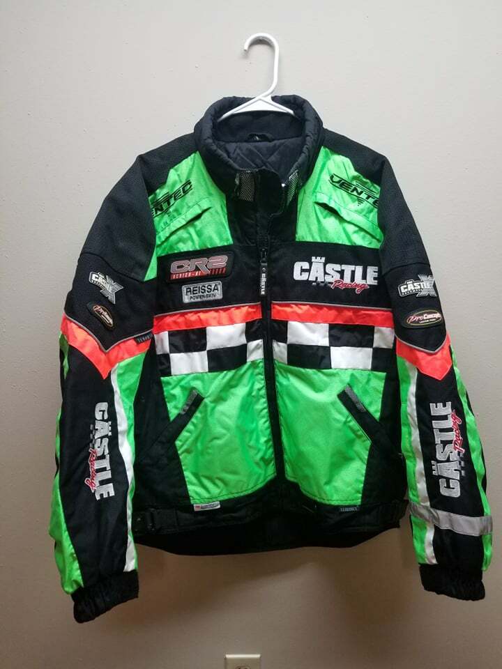 Castle X Racing Jacket Mens Medium SHIPS WORLDWIDE