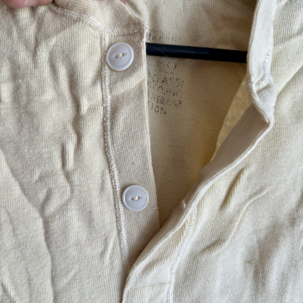 WWII US Army Thermal Undershirt Flannel Good Condition