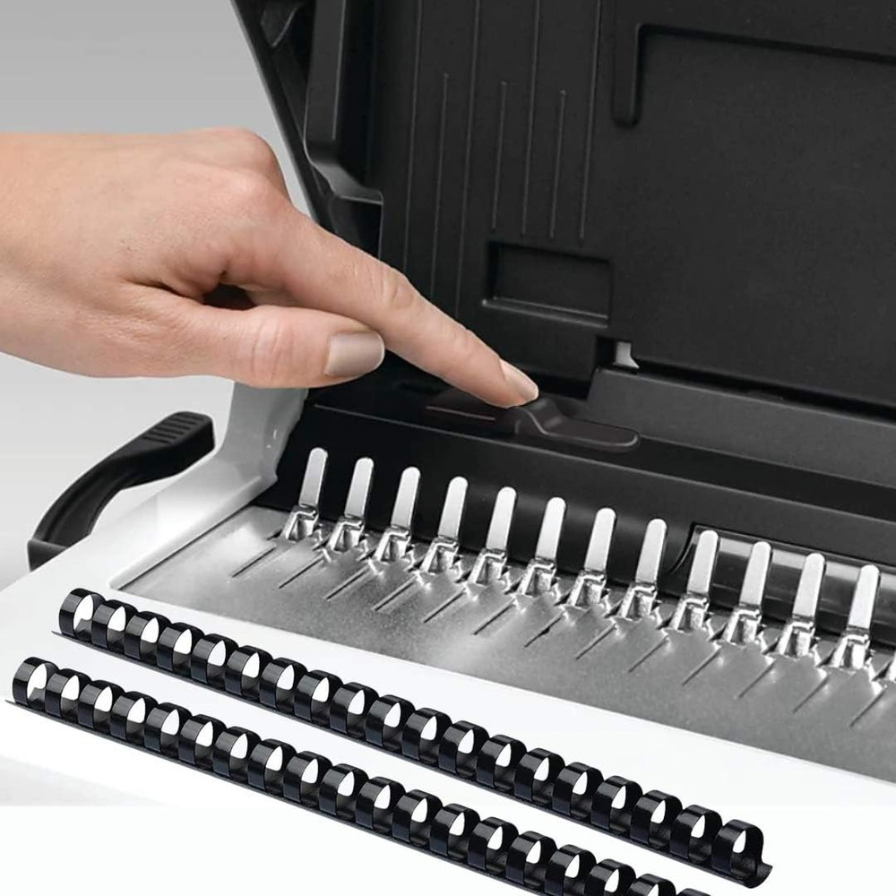 Binding Combs, Comb Binding Spines, Plastic Binding Combs, 3/8 Inch, 55 Sheet...