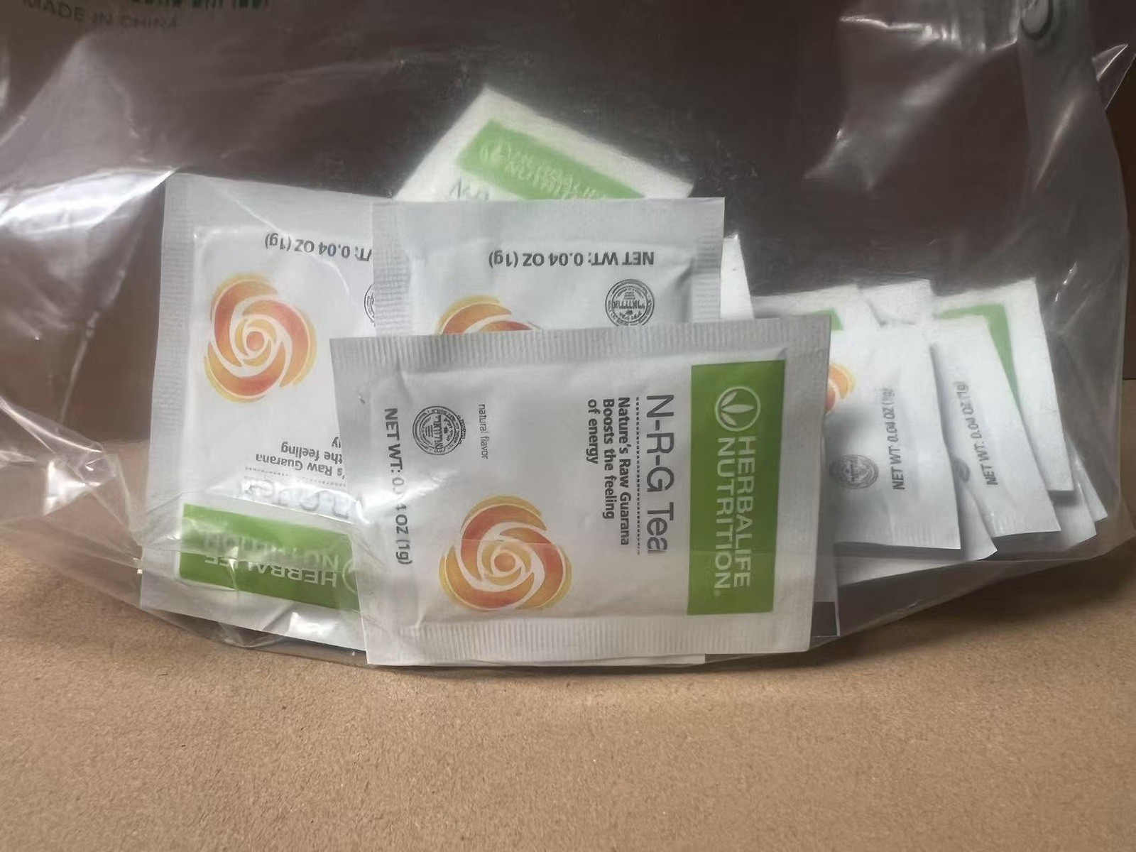 Herbalife NRG Tea 30packs，Nature’s Raw Guarana,Boosts The Feeling Of Energy