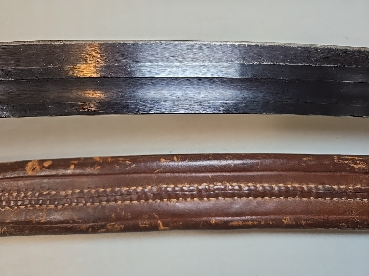 WWI Model 1917 or M1941 USN Naval Cutlass Sword w/Scabbard - US Navy - Klewang