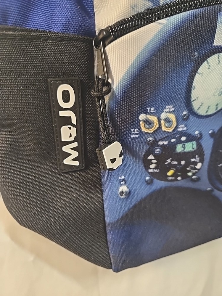 Mojo Hi-Def Cockpit Print Durable Backpack with Laptop Tablet Compartments
