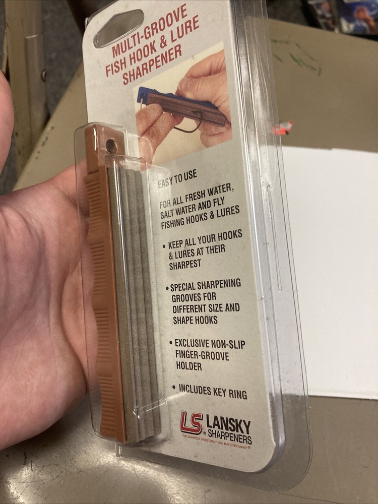 Lansky Sharpeners Multi-Groove Fish Hook & Lure Sharpener