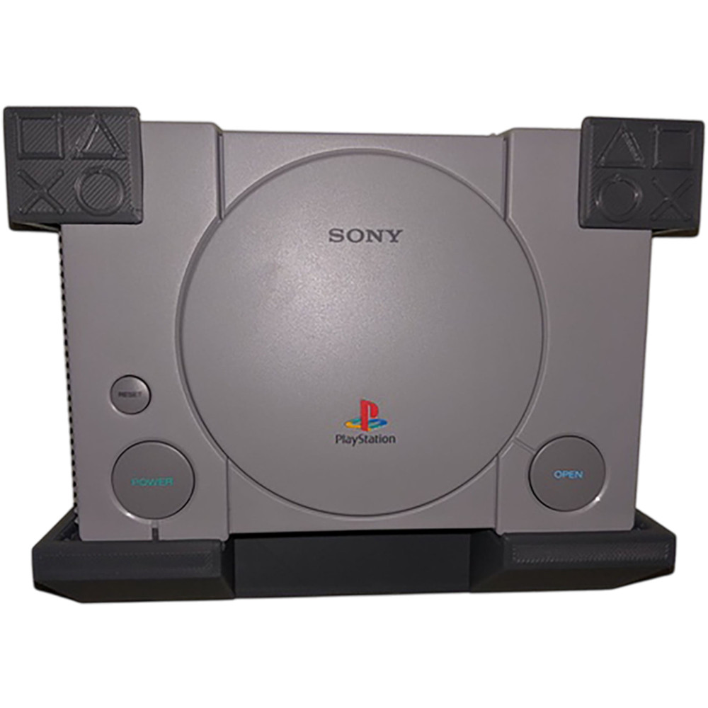 Sony PlayStation 1 PS1 Classic Console Wall Mount Bracket Holder Storage Display
