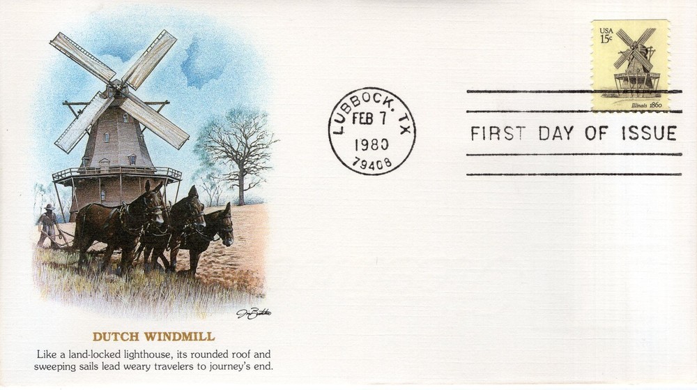 DUTCH  WINDMILL  - 1980  - FW668