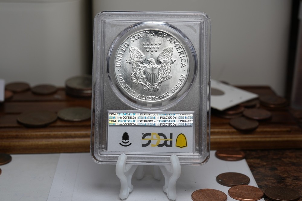 1987 American Eagle 1 oz Silver Dollar PCGS MS 68 Certified