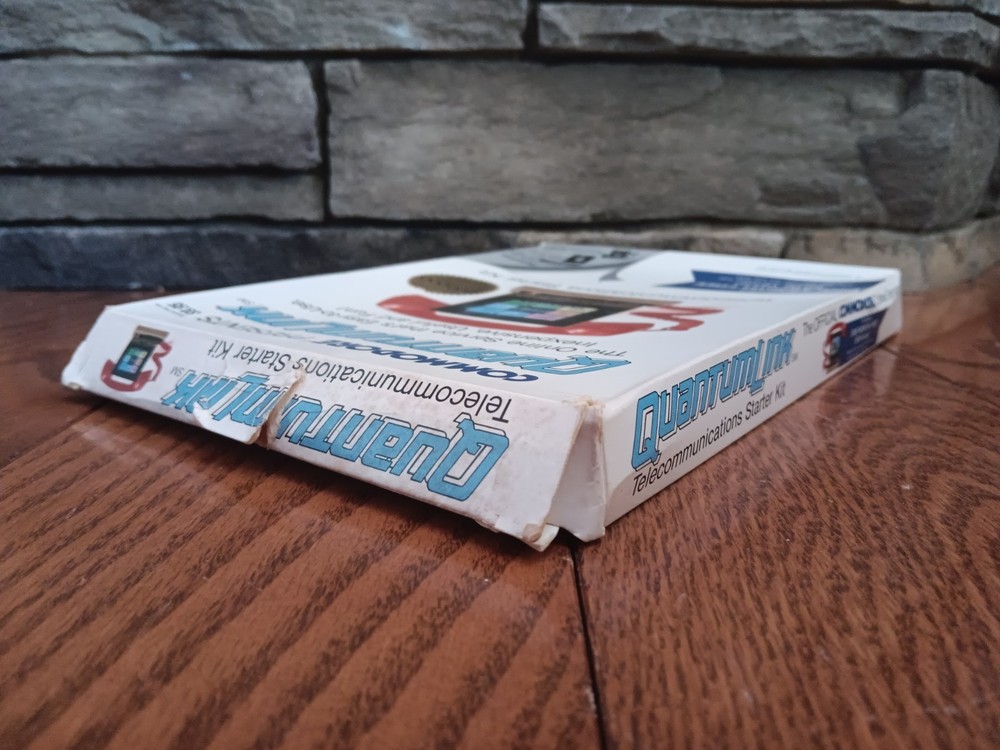 Commodore 64 Quantumlink Manuals Inserts Box Only NO SOFTWARE