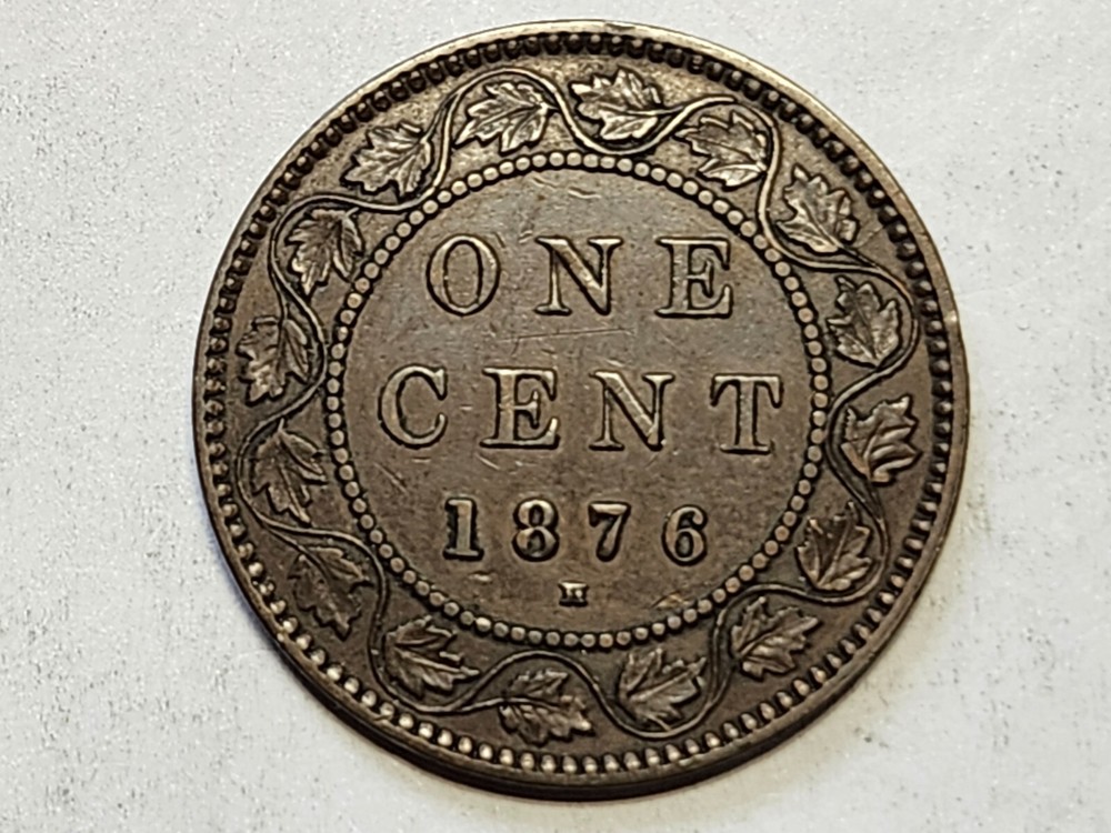 1876 H Canada One Cent 1167