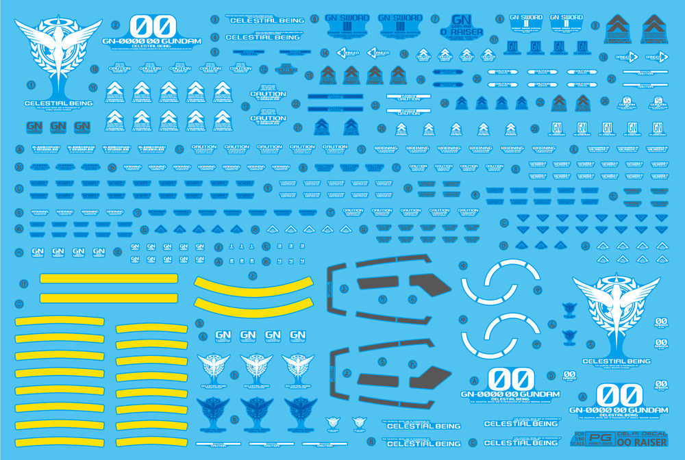 Delpi Water Decal For PG 00 Raiser - US