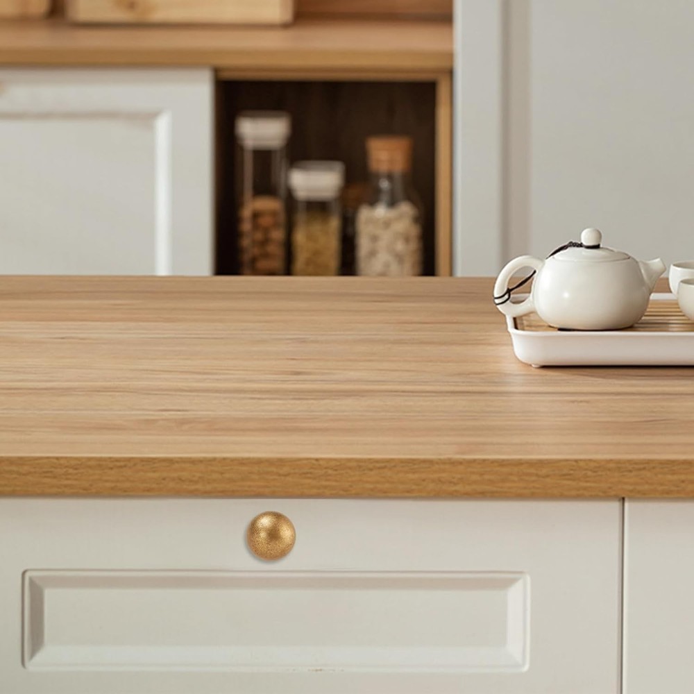 10 Pack Antique Brass Kitchen Cabinet Knobs Vintage Drawer Knobs Aged Bronze