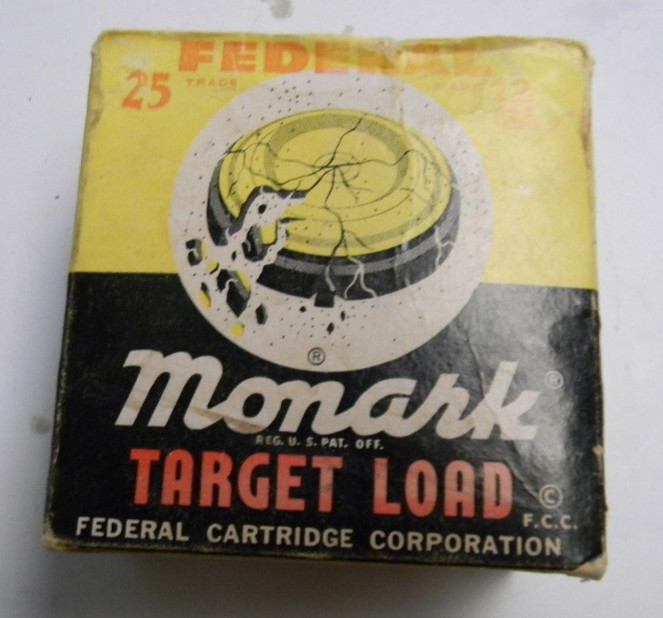 Federal Monark Target Load 12 ga. Shotgun Shell Box - Empty