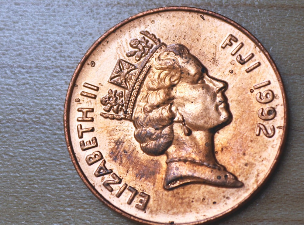 1992 Fiji 2 Cents Unc.