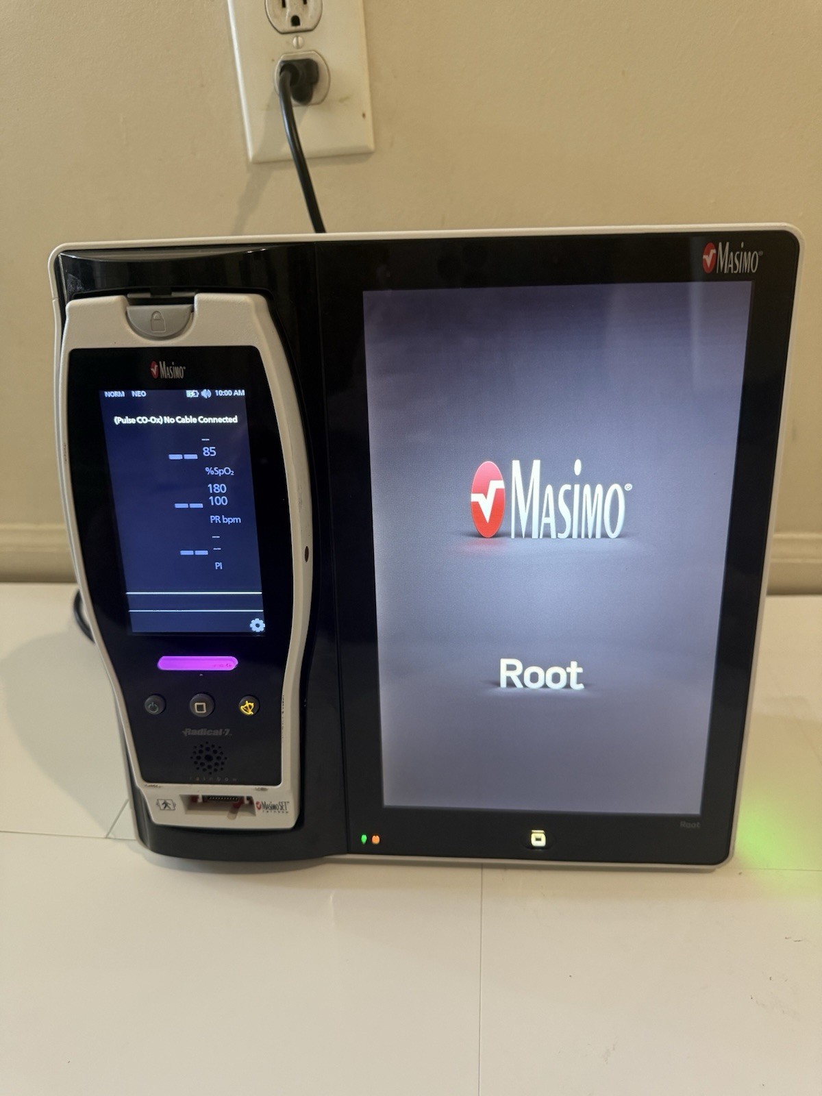 Masimo Root RDS7A Patient Monitor with Radical-7 and ISA CO2 Module