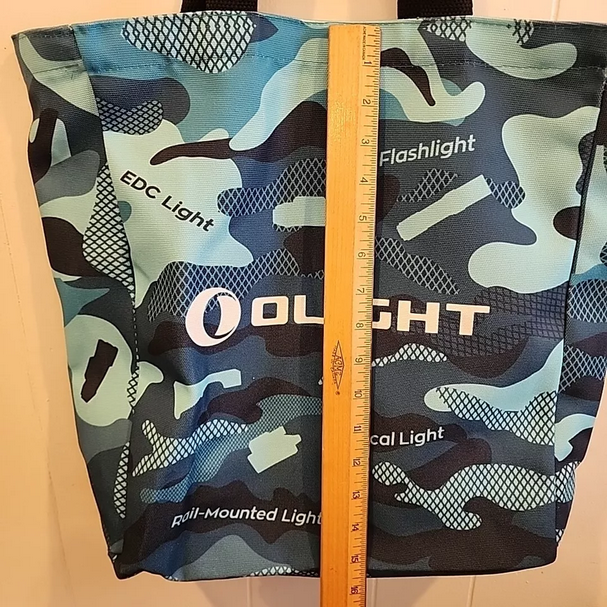Olight Flashlight Tote Bag Blue Camo NEW 2024