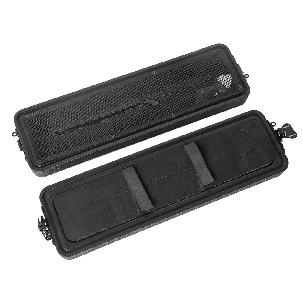 2U Case Watertight Dust-proof 2 Space Shock Mount Racks w/Microphone Compartment