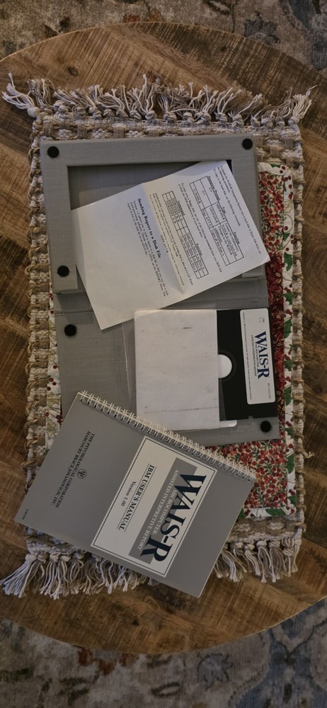 WAIS-R Intelligence Test Complete Kit & Floppy Disk