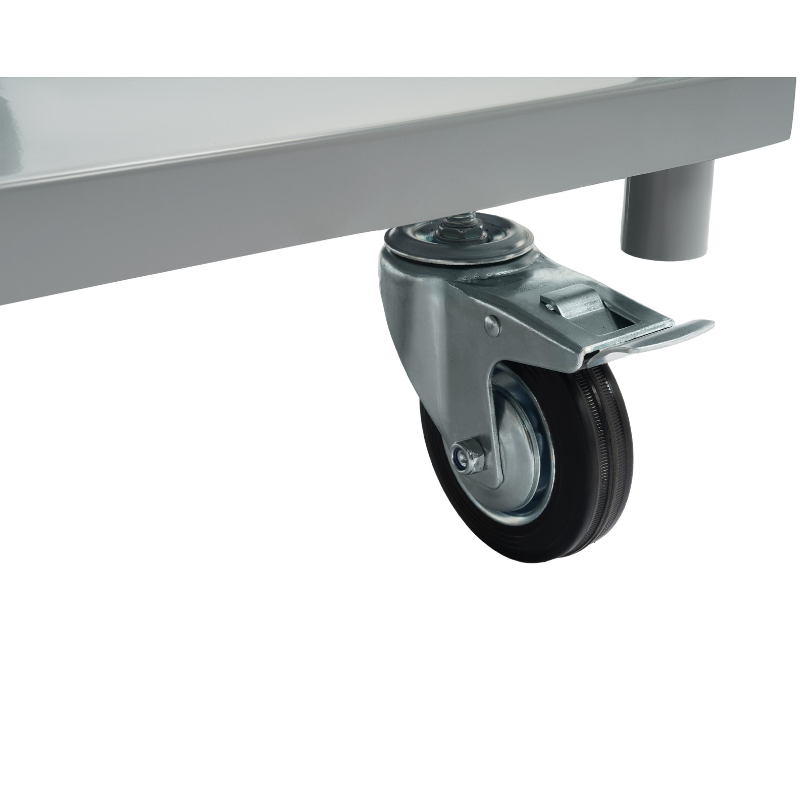 2-in-1 Platform Truck Cart Steel Panel Flatbed Dolly Cart 2000lbs with 4 Casters