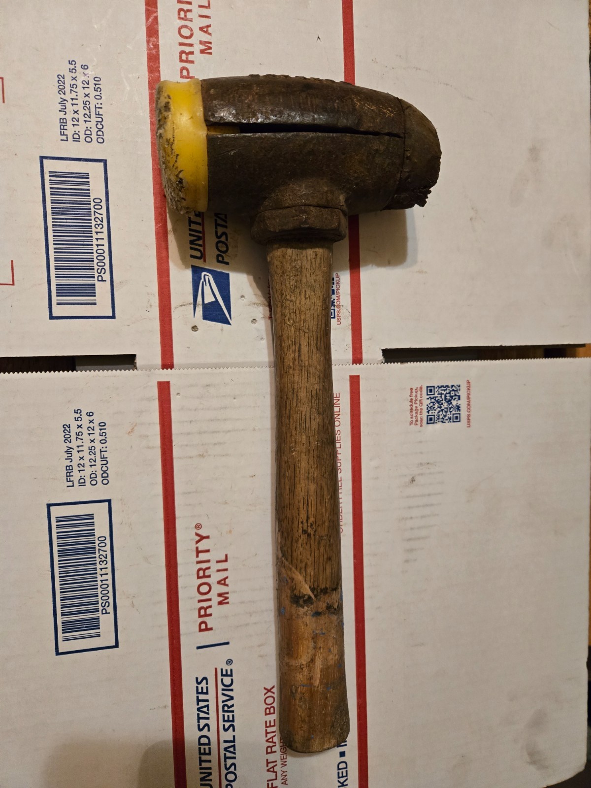 Garland No. 4 Split Head Rawhide Mallet Hammer