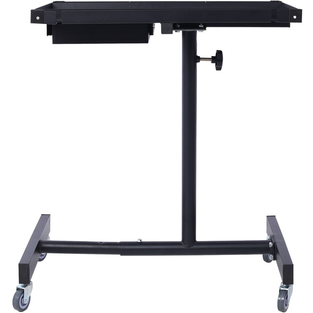 Heavy Duty Adjustable Work Table with Drawer, 220 lb Capacity, Portable