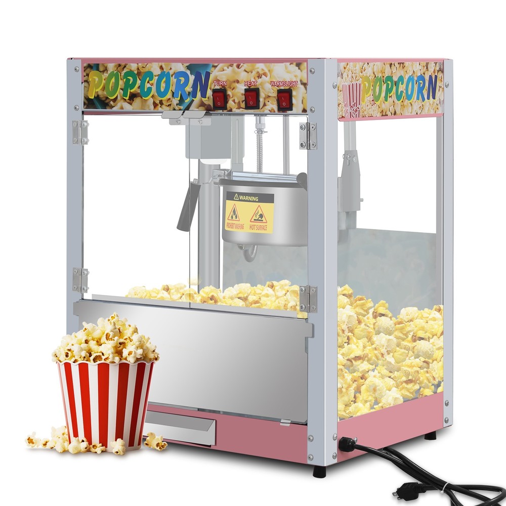 Bar Style Popcorn Machine Maker Popper with Kettle Commercial Popcorn Machine