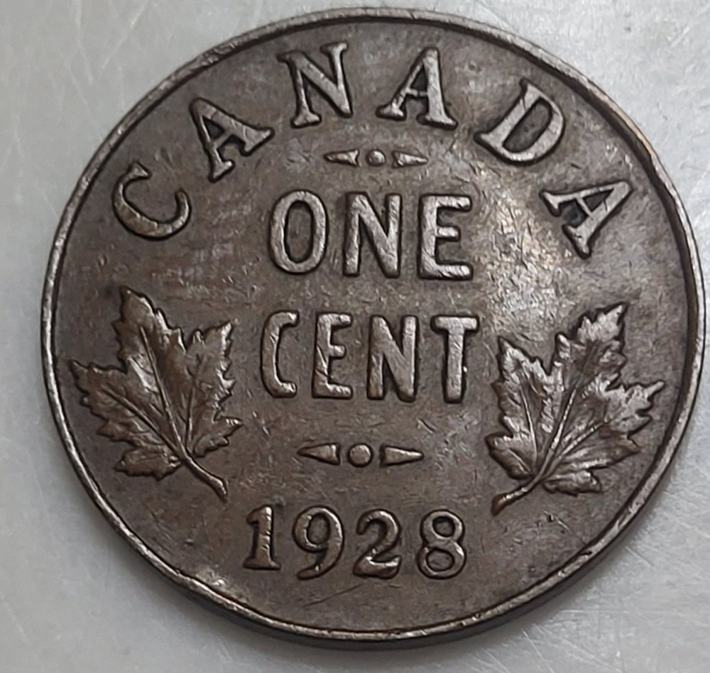 1928 Canada One Cent Free Shipping