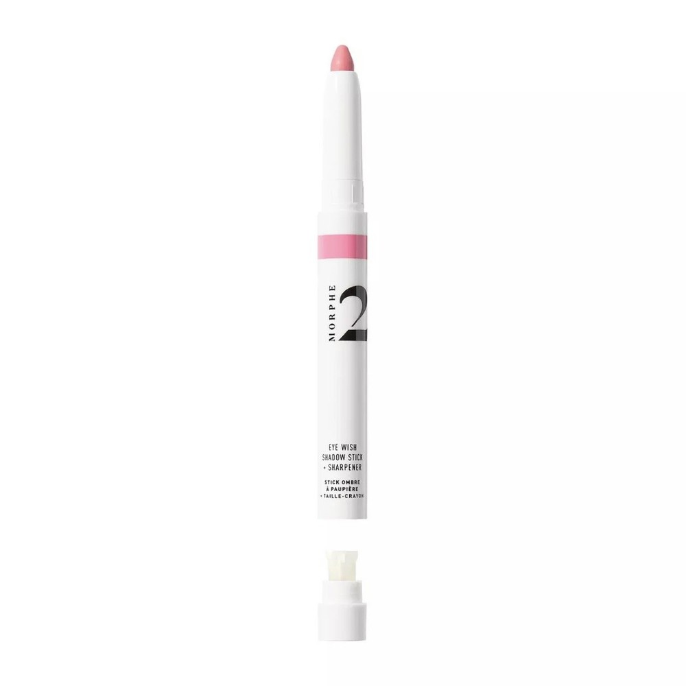 2X Morphe BUBBLEGUM PINK Eye Shadow Stick + Built in Sharpener, Full Size, New