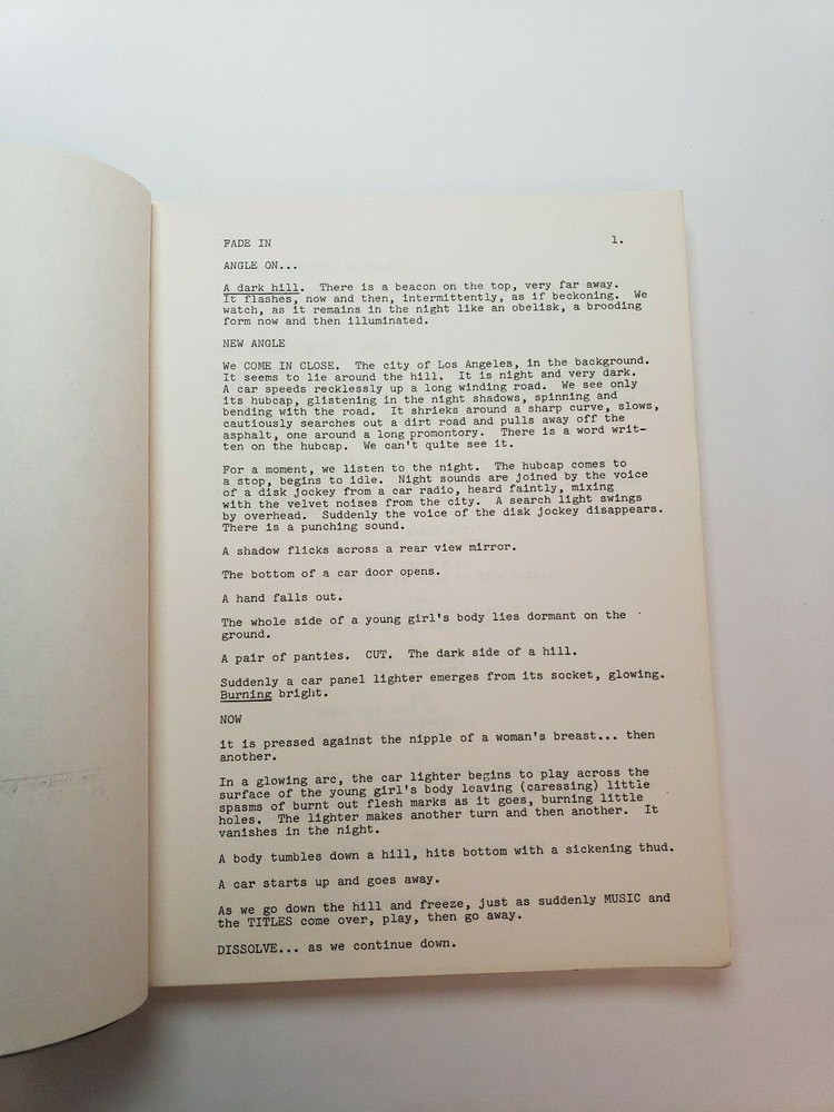 AM/FM / Charles Hartman 1973 Unproduced Movie Script, First Draft Screenplay