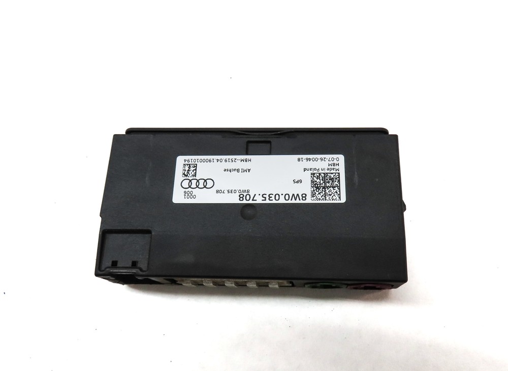 2019 AUDI A5 SPORTBACK (8W6) USB AUXILIARY AUDIO INTERFACE INPUT JACK PANEL