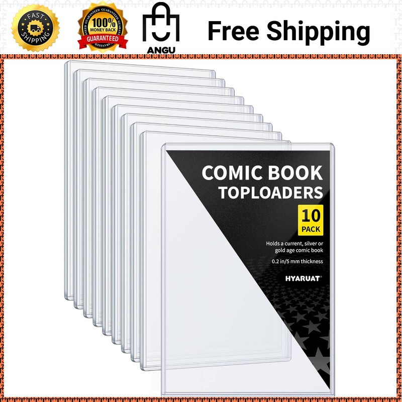 Comic Book Top Loaders - Protector Hard Case Sleeve, Toploader Holder for Silver