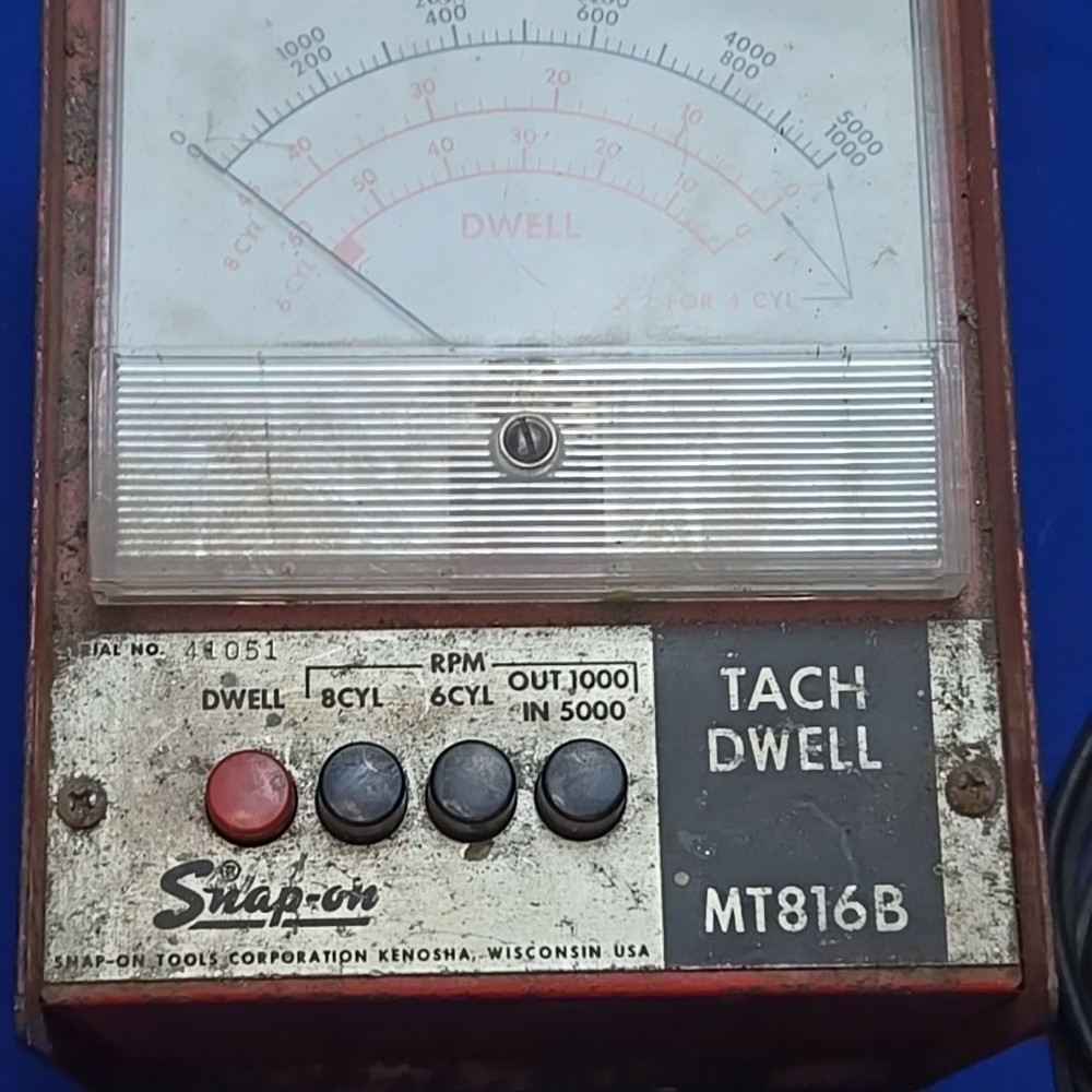 VINTAGE SNAP ON TACH DWELL METER MT816B UNTESTED