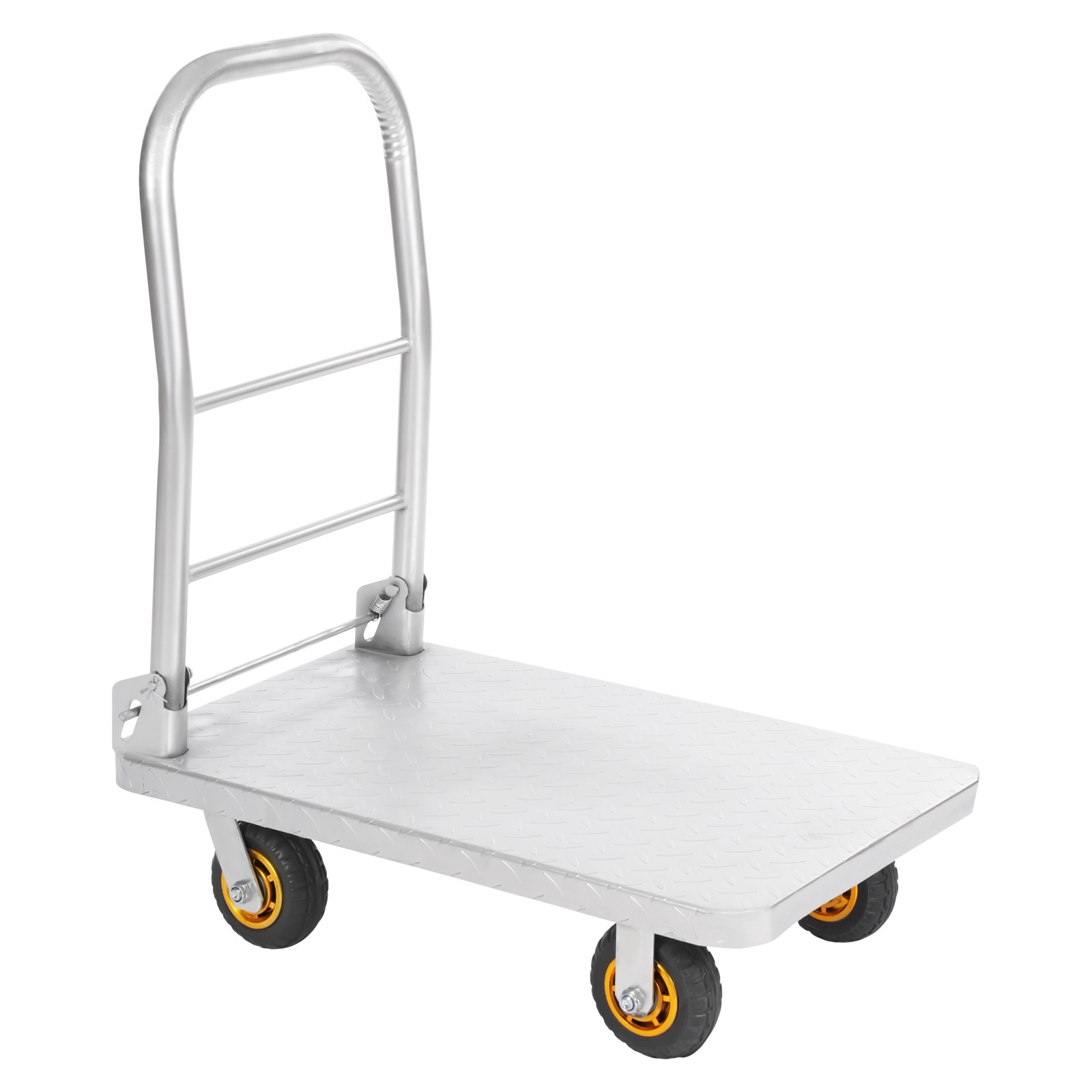 Industrial Flat Dolly Cart 2000Lbs Platform Cart Dolly Heavy Hand Truck Trolley