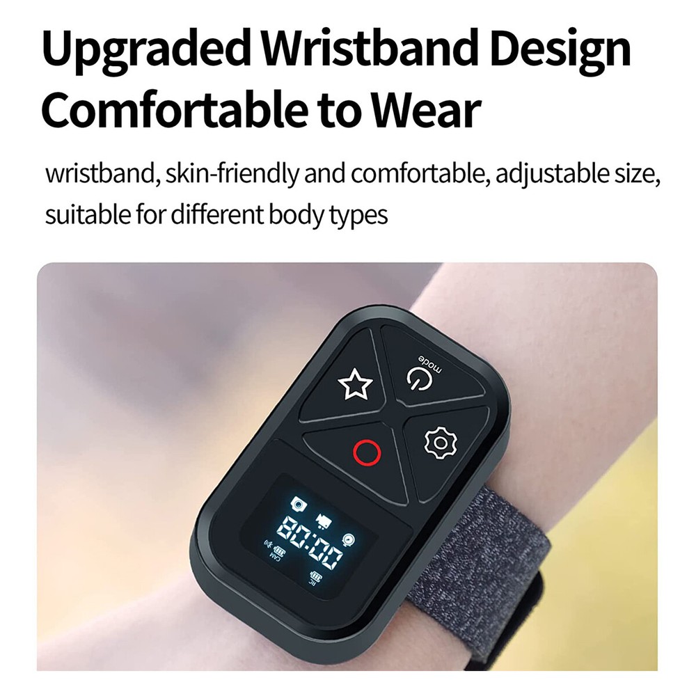 80M Smart Wireless Remote Control Camera Controller for GoPro Hero 11/10/9/8/MAX